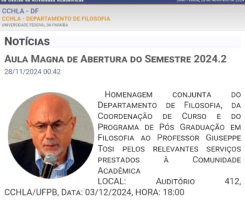 2024_NÃO RECOMEÇAMOS A GUERRA DE TROIA- AULA MAGNA DO SEMESTRE DE FILOSOFIA-UFPB_RESUMO